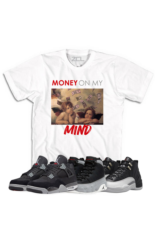 Air Jordan "Money On My Mind" Tee Black Canvas - Zamage