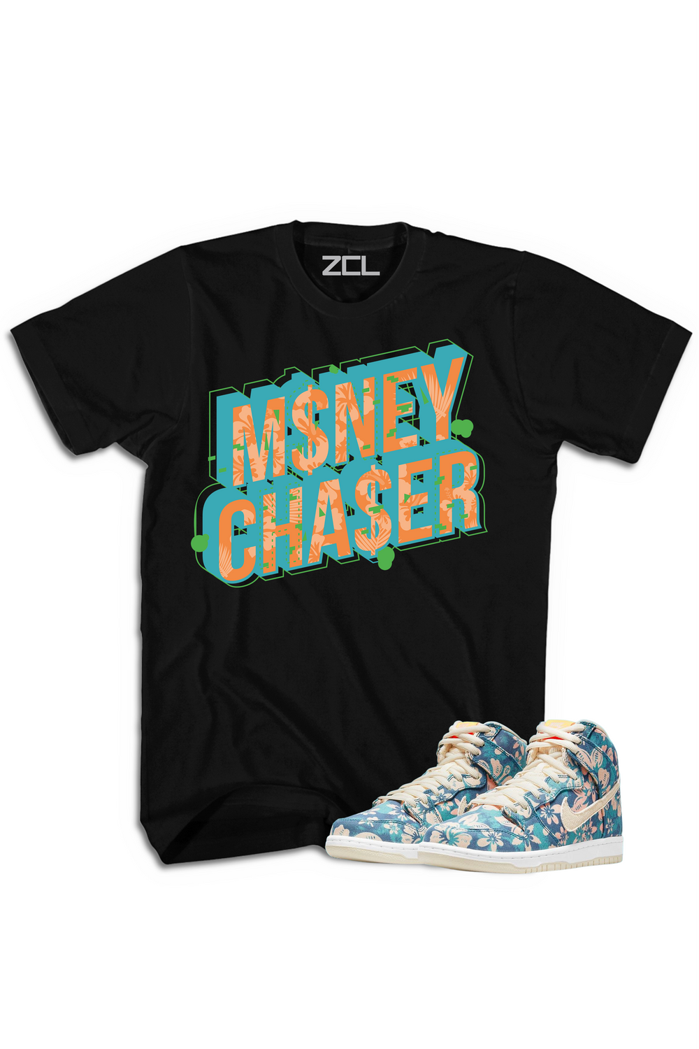 Nike SB Dunk High "Money Chaser" Tee Hawaii - Zamage