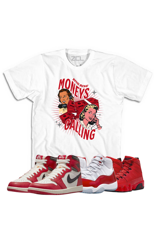 Air Jordan "Moneys Calling" Tee Lost & Found - Cherry Red - Zamage