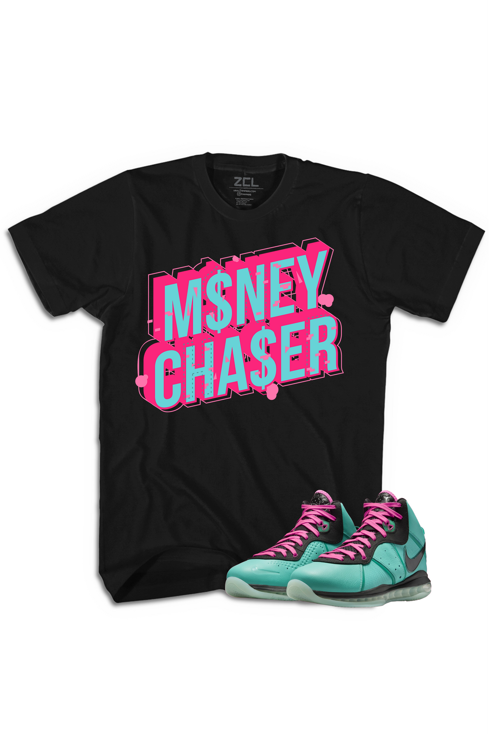 Nike Lebron 8 "Money Chaser" Tee South Beach 2021 - Zamage
