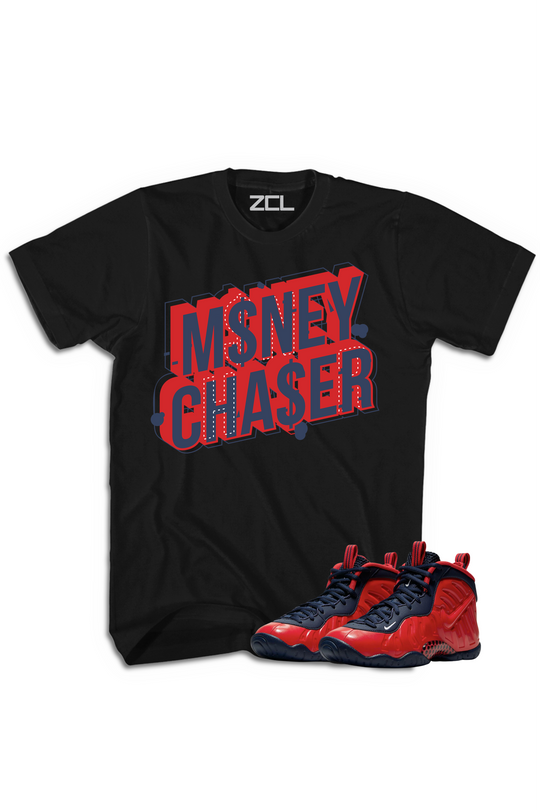 Nike Air Foamposite Pro USA "Money Chaser" Tee Crimson - Zamage