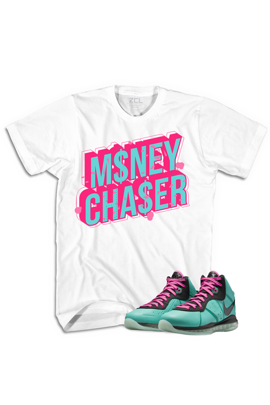 Nike Lebron 8 "Money Chaser" Tee South Beach 2021 - Zamage