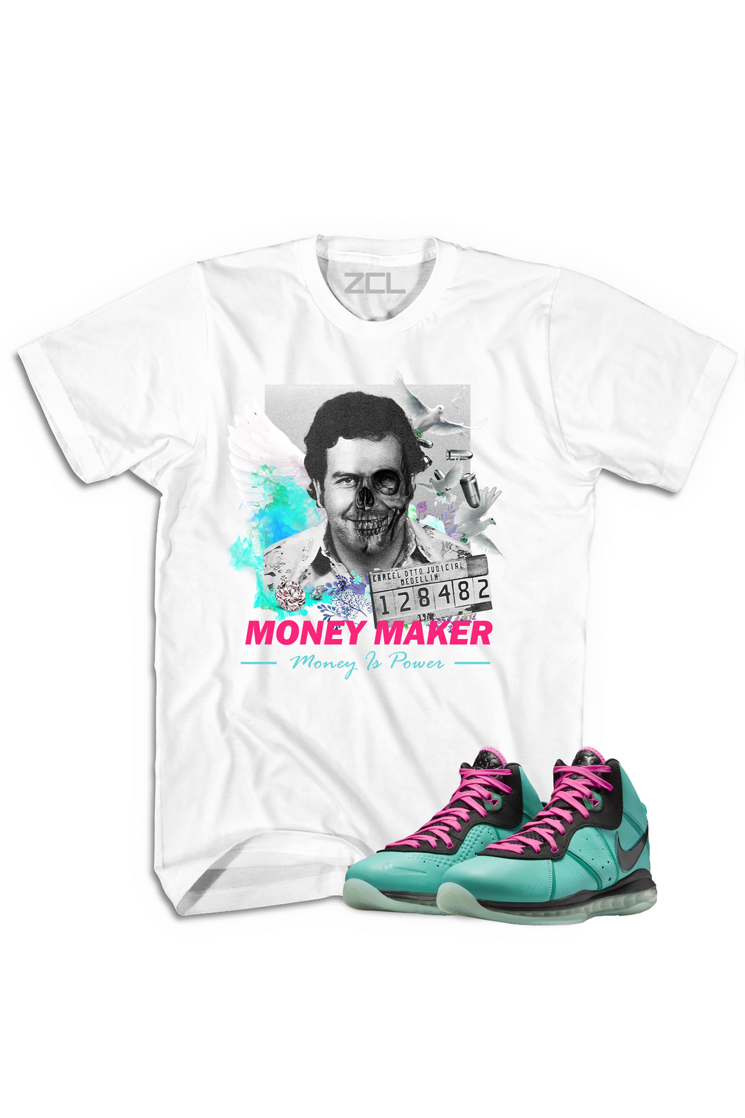 Nike Lebron 8 "Money Maker" Tee South Beach 2021 - Zamage