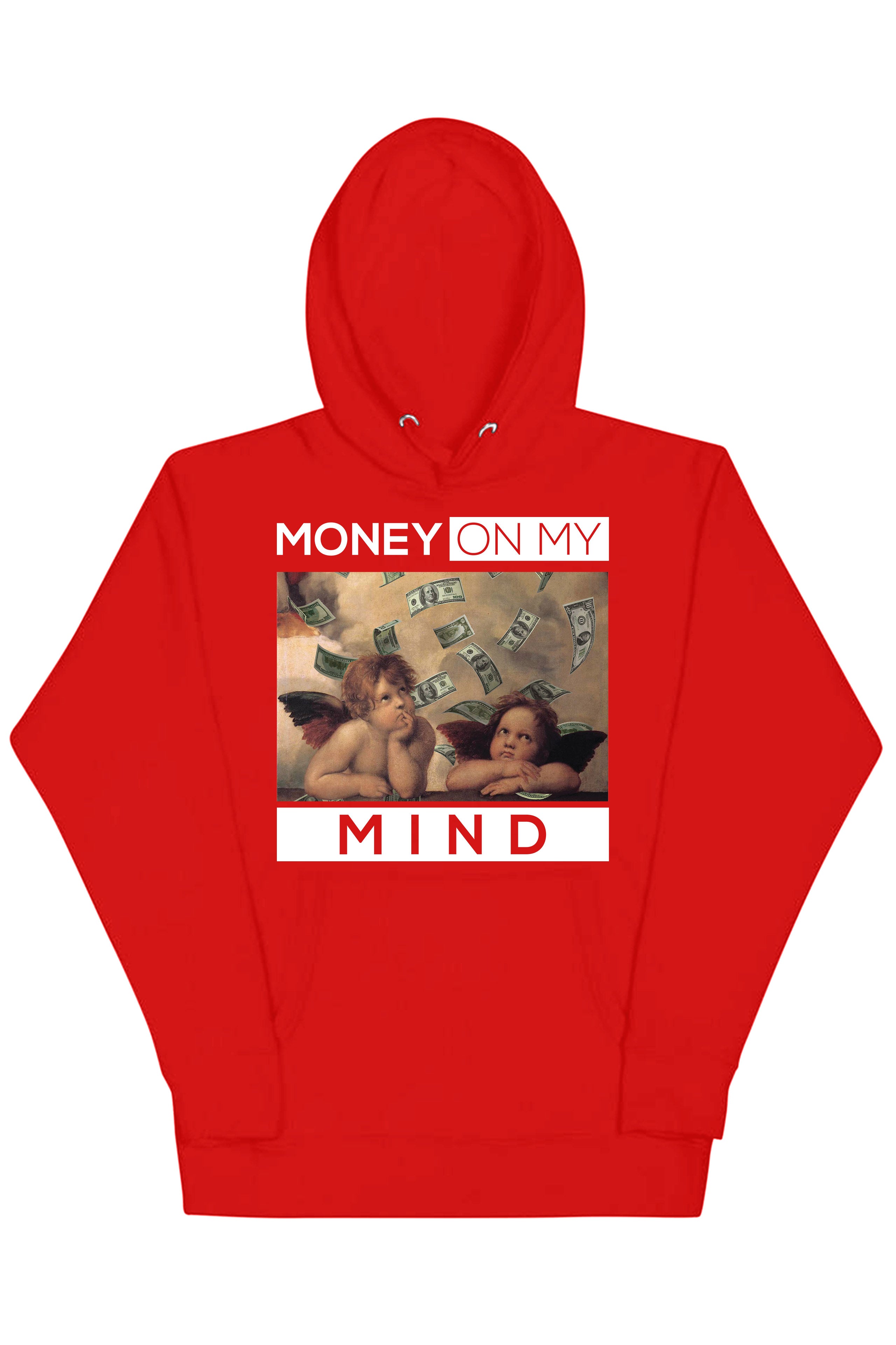 Money On My Mind Hoodie White Logo