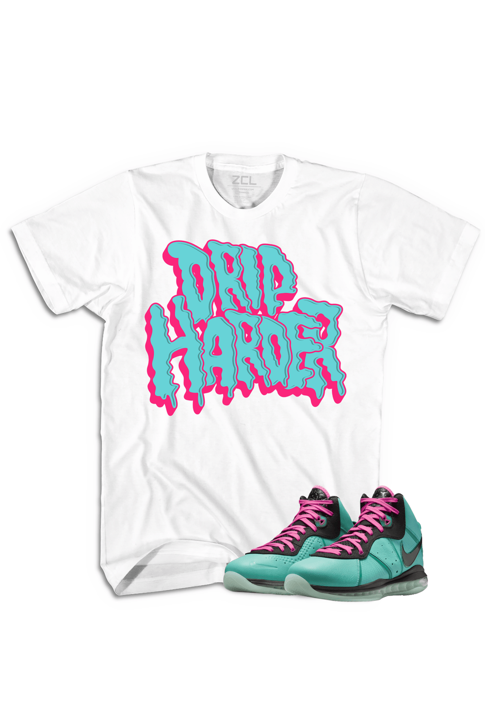 Nike Lebron 8 "Drip Harder" Tee South Beach 2021 - Zamage