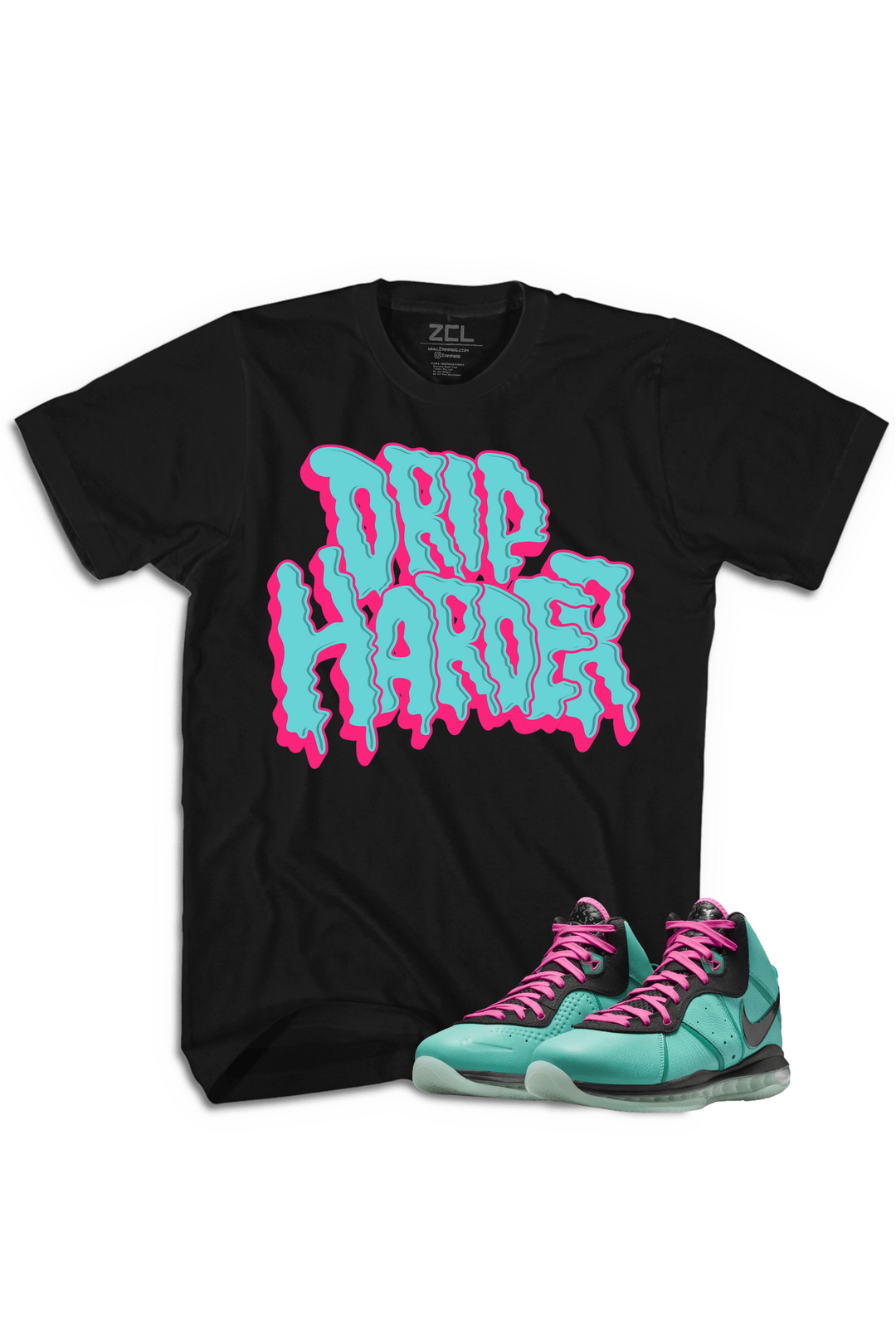 Nike Lebron 8 "Drip Harder" Tee South Beach 2021 - Zamage