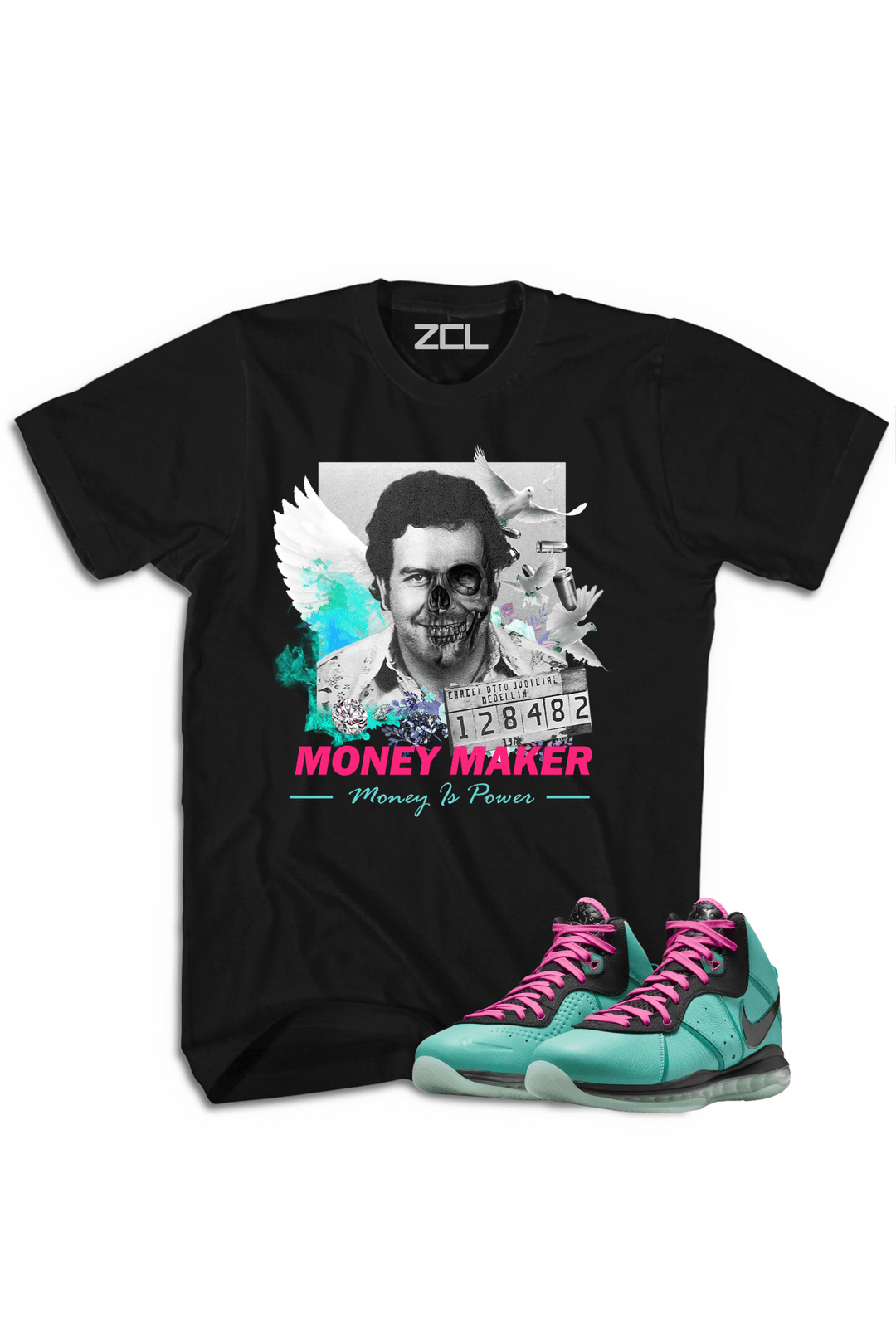 Nike Lebron 8 "Money Maker" Tee South Beach 2021 - Zamage