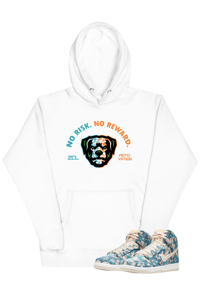 Nike SB Dunk High "No Risk No Reward" Hoodie (Hawaii) - Zamage