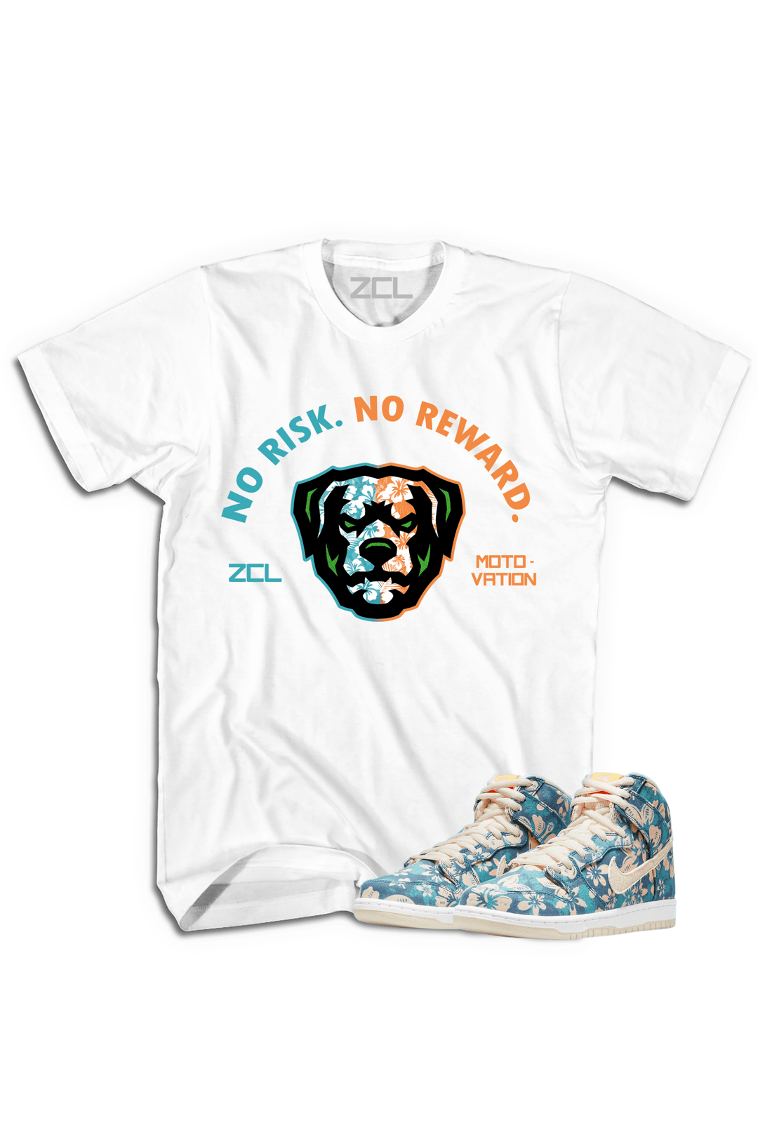 Nike SB Dunk High "No Risk No Reward" Tee (Hawaii) - Zamage