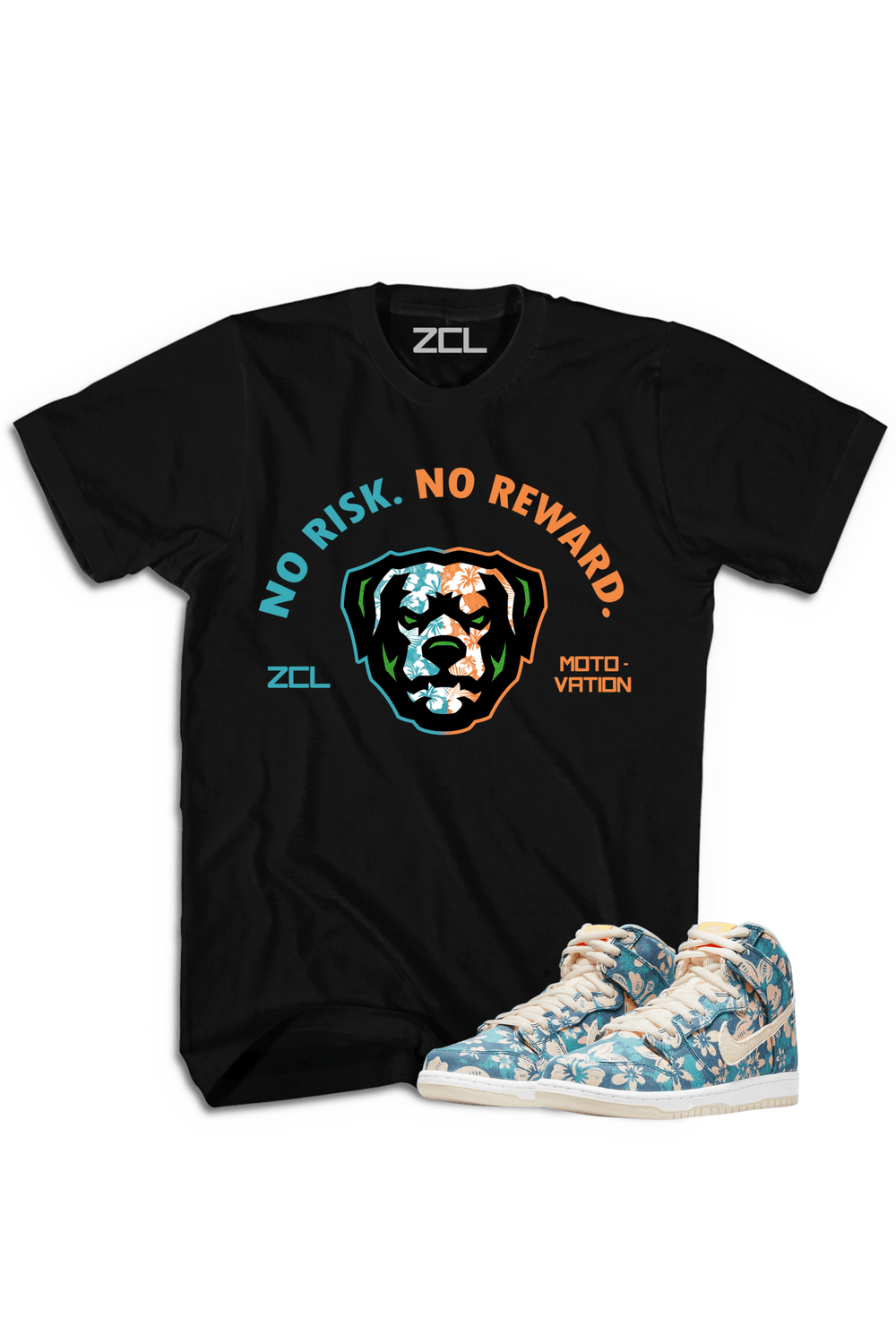 Nike SB Dunk High "No Risk No Reward" Tee (Hawaii) - Zamage