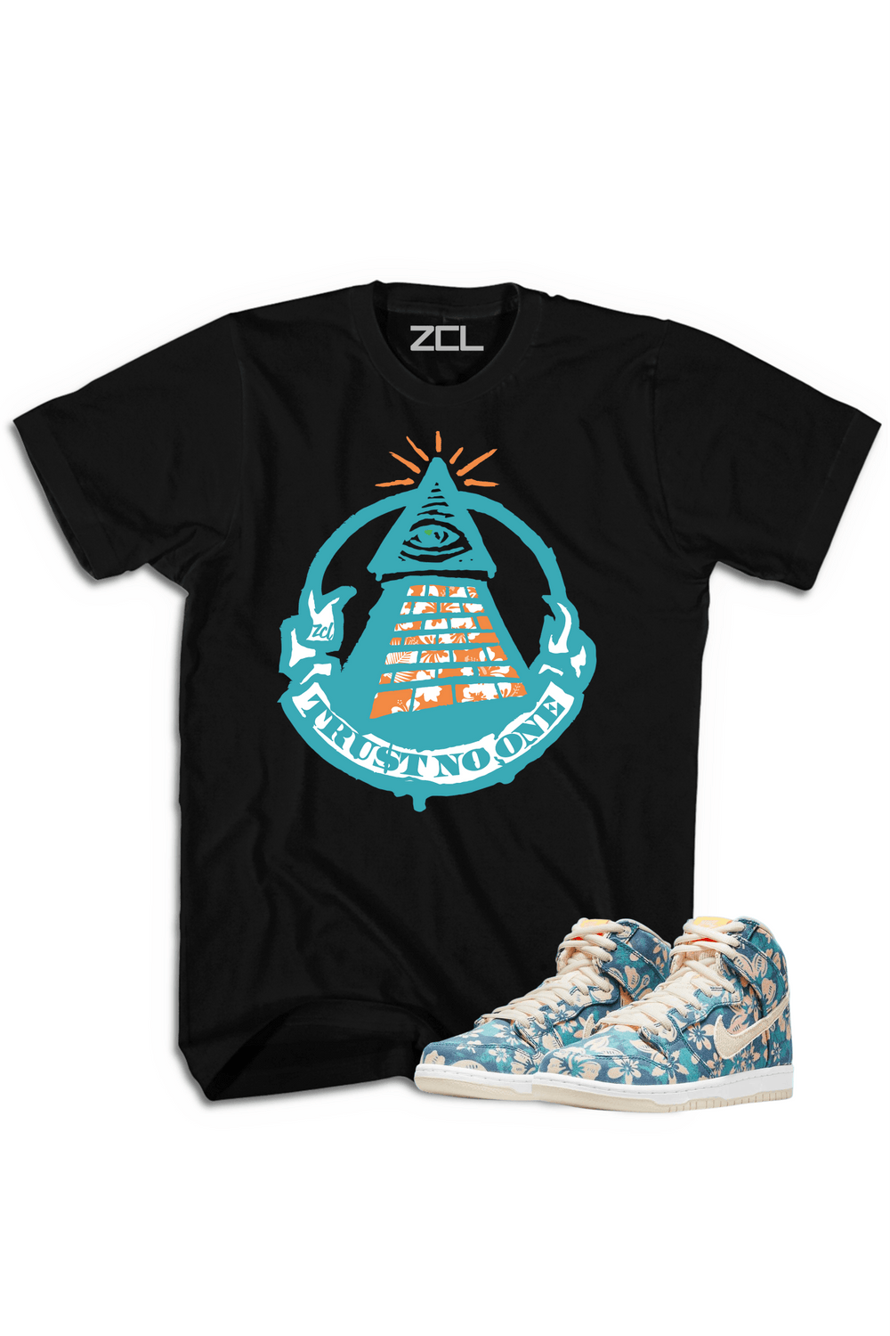 Nike SB Dunk High "Trust No One" Tee (Hawaii) - Zamage