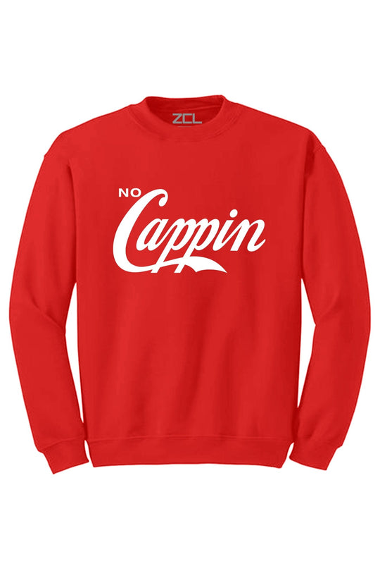 No Cappin Crewneck Sweatshirt (White Logo) - Zamage