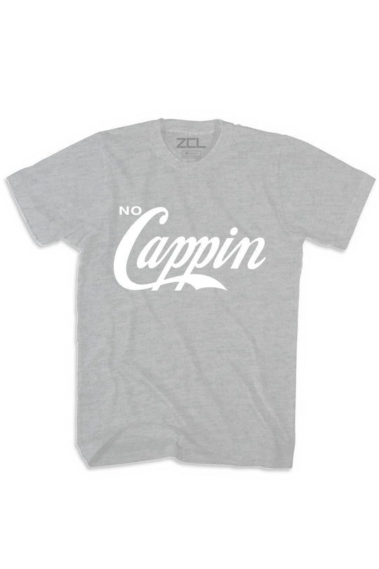 No Cappin Tee (White Logo) - Zamage