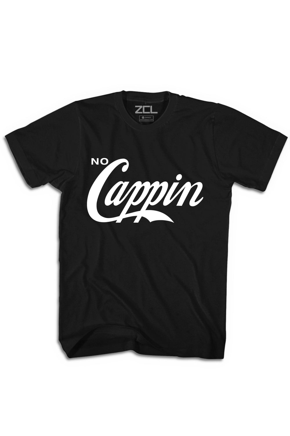 No Cappin Tee (White Logo) - Zamage