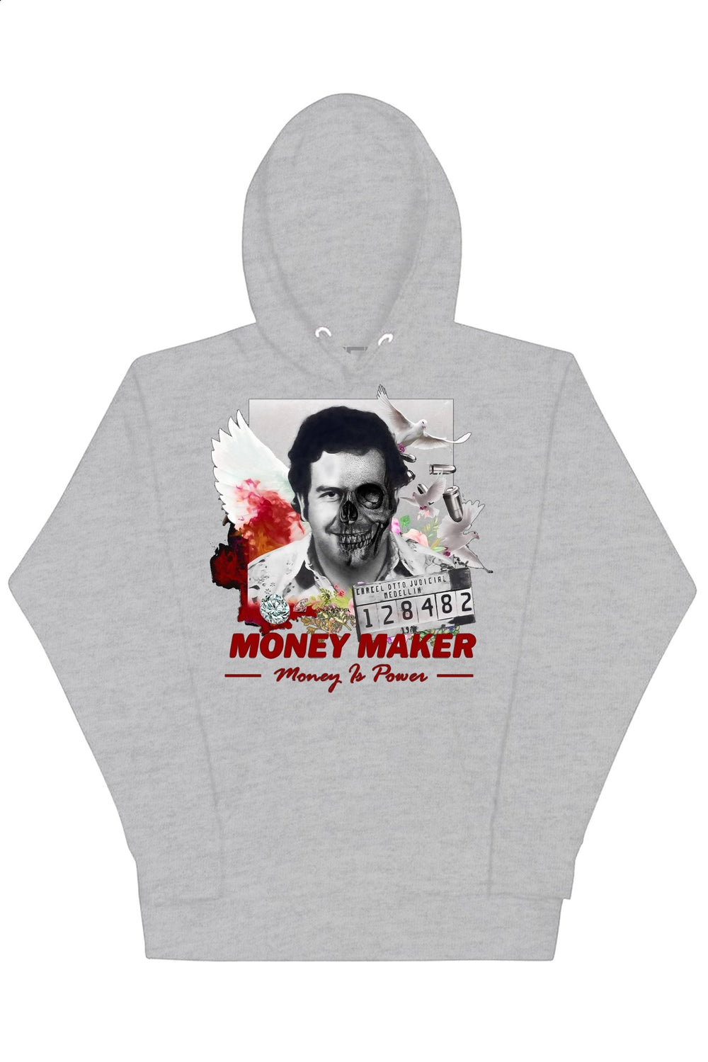 Official Money Maker Hoodie (Red Logo) Limited - Zamage