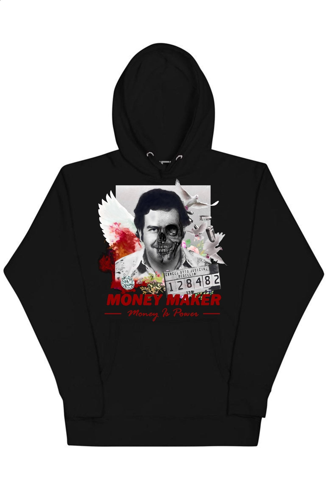 Official Money Maker Hoodie (Red Logo) Limited - Zamage