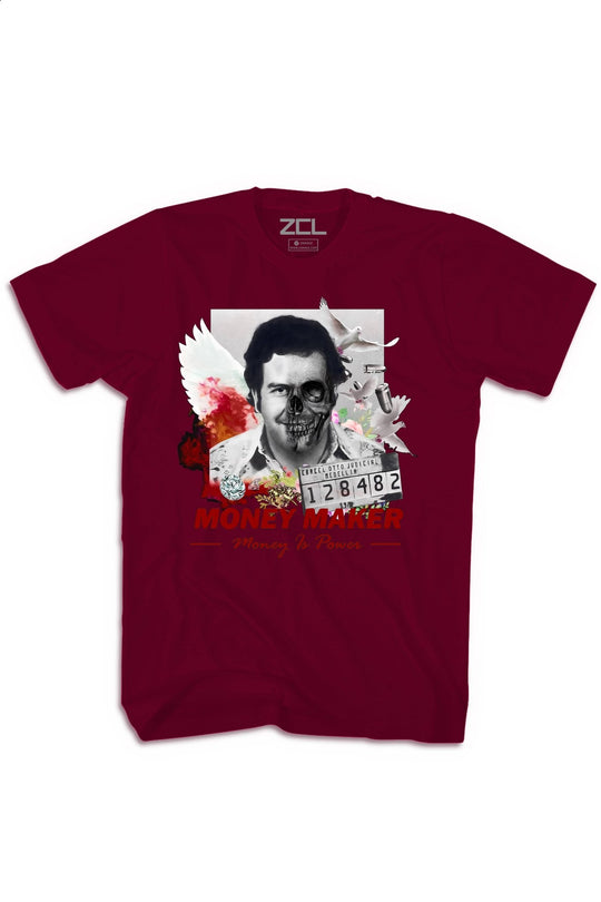 Official Money Maker Tee (Red Logo) - Zamage