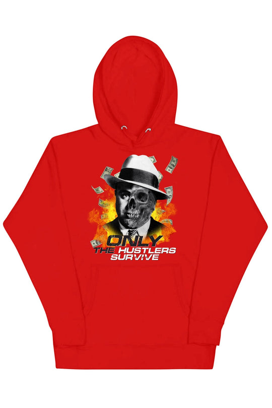 Only The Hustlers Survive Hoodie (Multi Color Logo) - Zamage