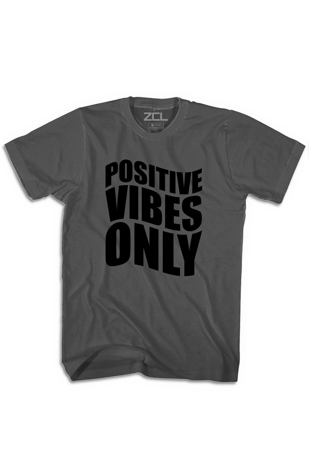 Positive Vibes Only Tee (Black Logo) - Zamage