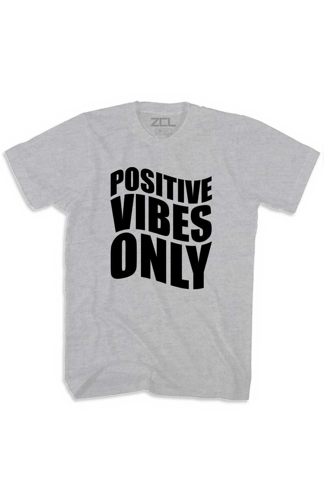 Positive Vibes Only Tee (Black Logo) - Zamage