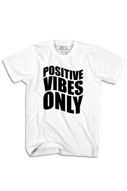 Positive Vibes Only Tee (Black Logo) - Zamage