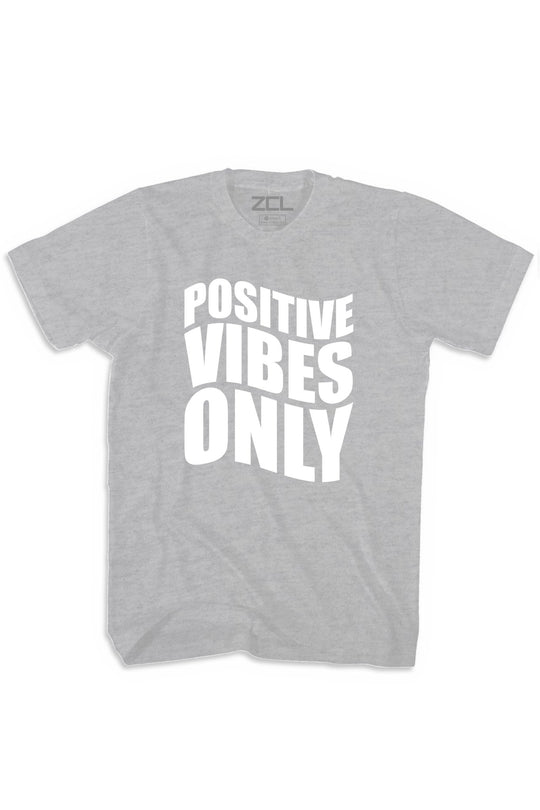 Positive Vibes Only Tee (White Logo) - Zamage