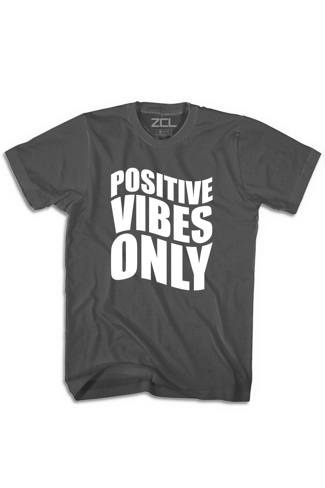 Positive Vibes Only Tee (White Logo) - Zamage