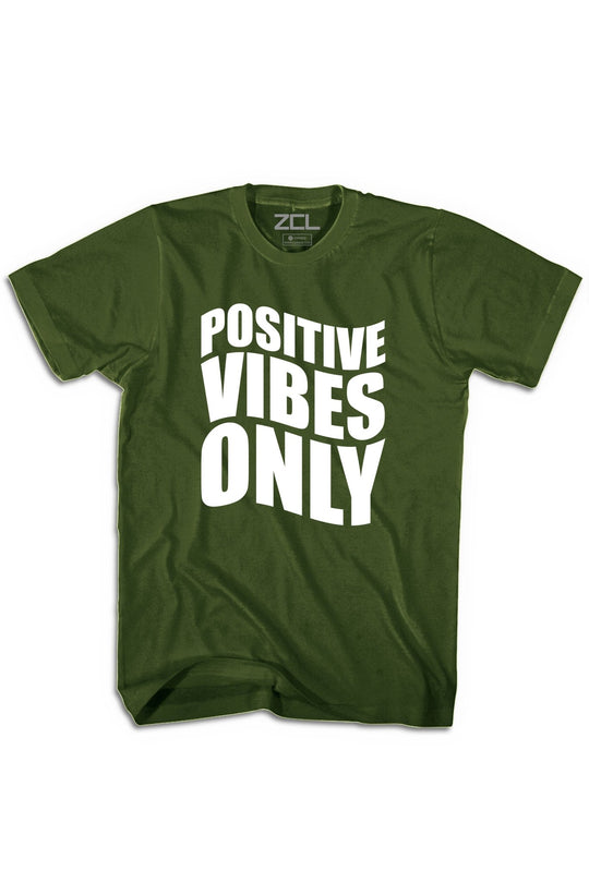 Positive Vibes Only Tee (White Logo) - Zamage