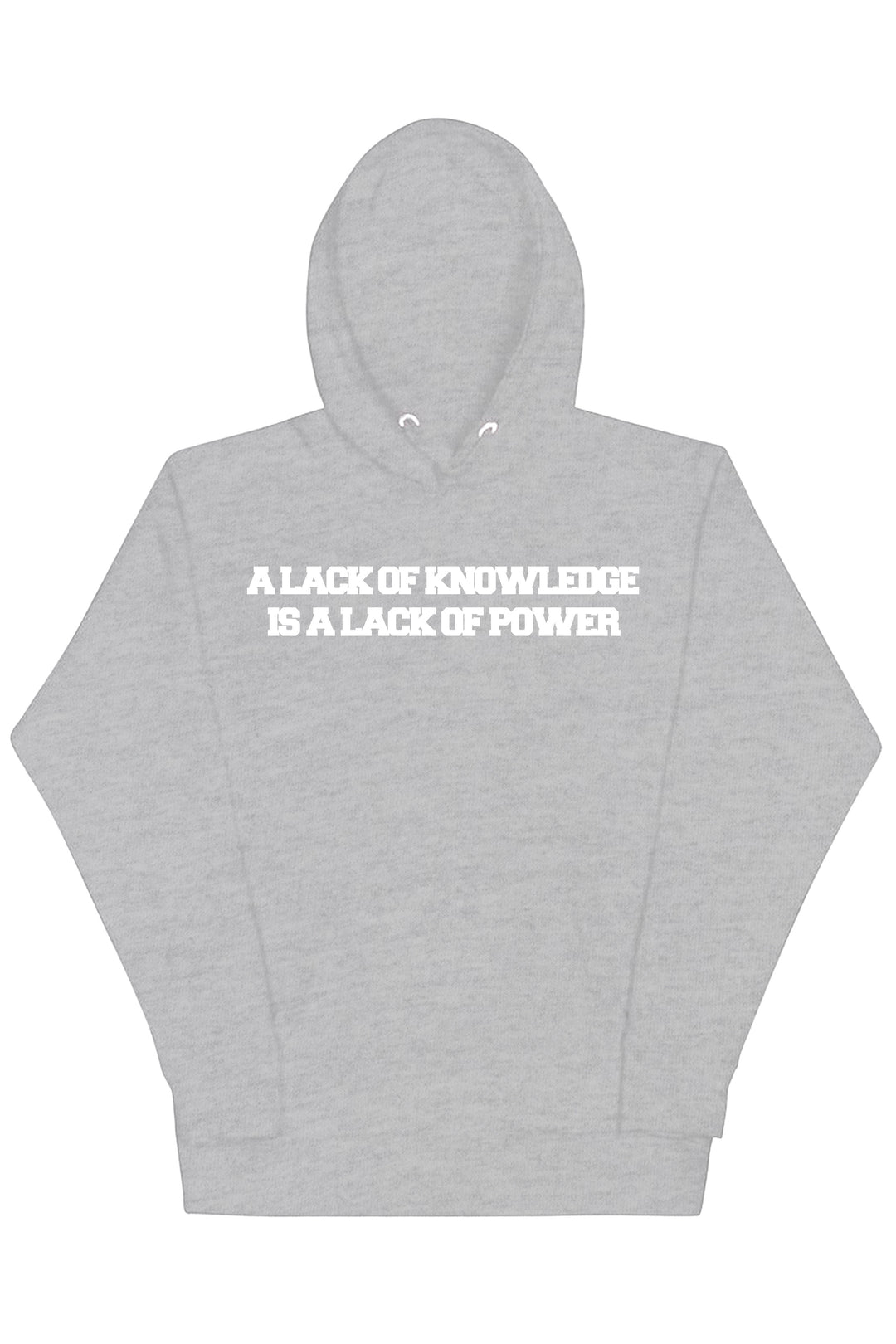 Knowledge & Power Hoodie (White Logo) - Zamage