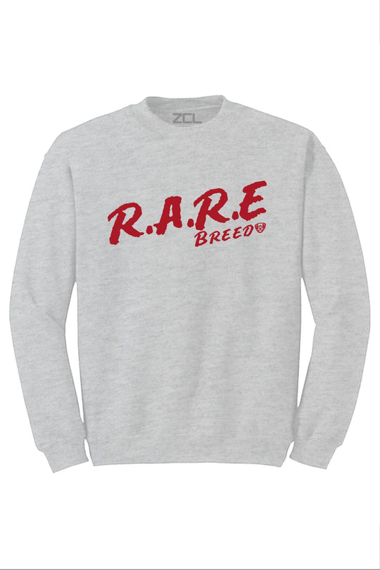 Rare Breed Crewneck Sweatshirt (Red Logo) - Zamage