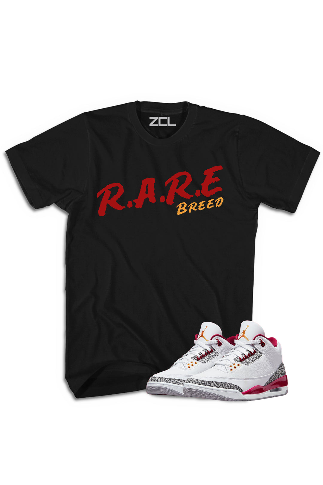 Air Jordan 3 "Rare Breed" Tee Cardinal Red - Zamage