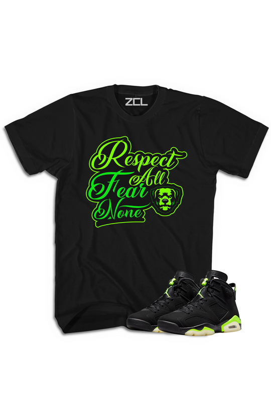Air Jordan 6 "Respect All Fear None" Tee (Electric Green) - Zamage