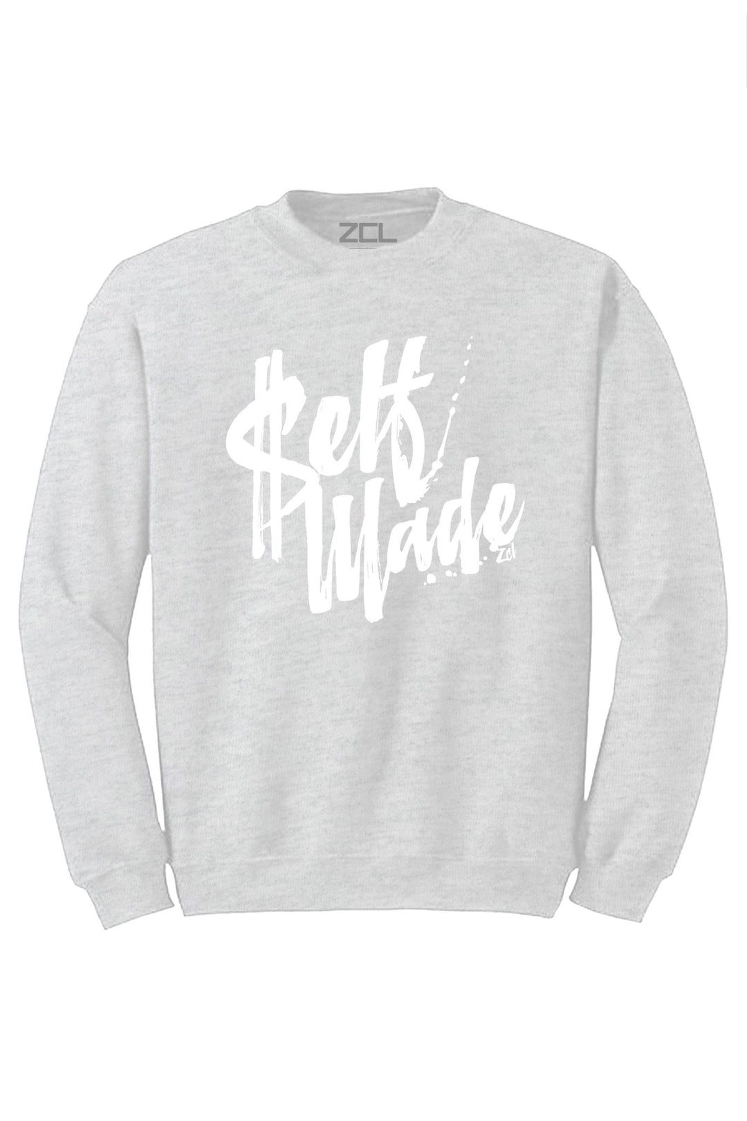 Self Made Crewneck Sweatshirt (White Logo) - Zamage
