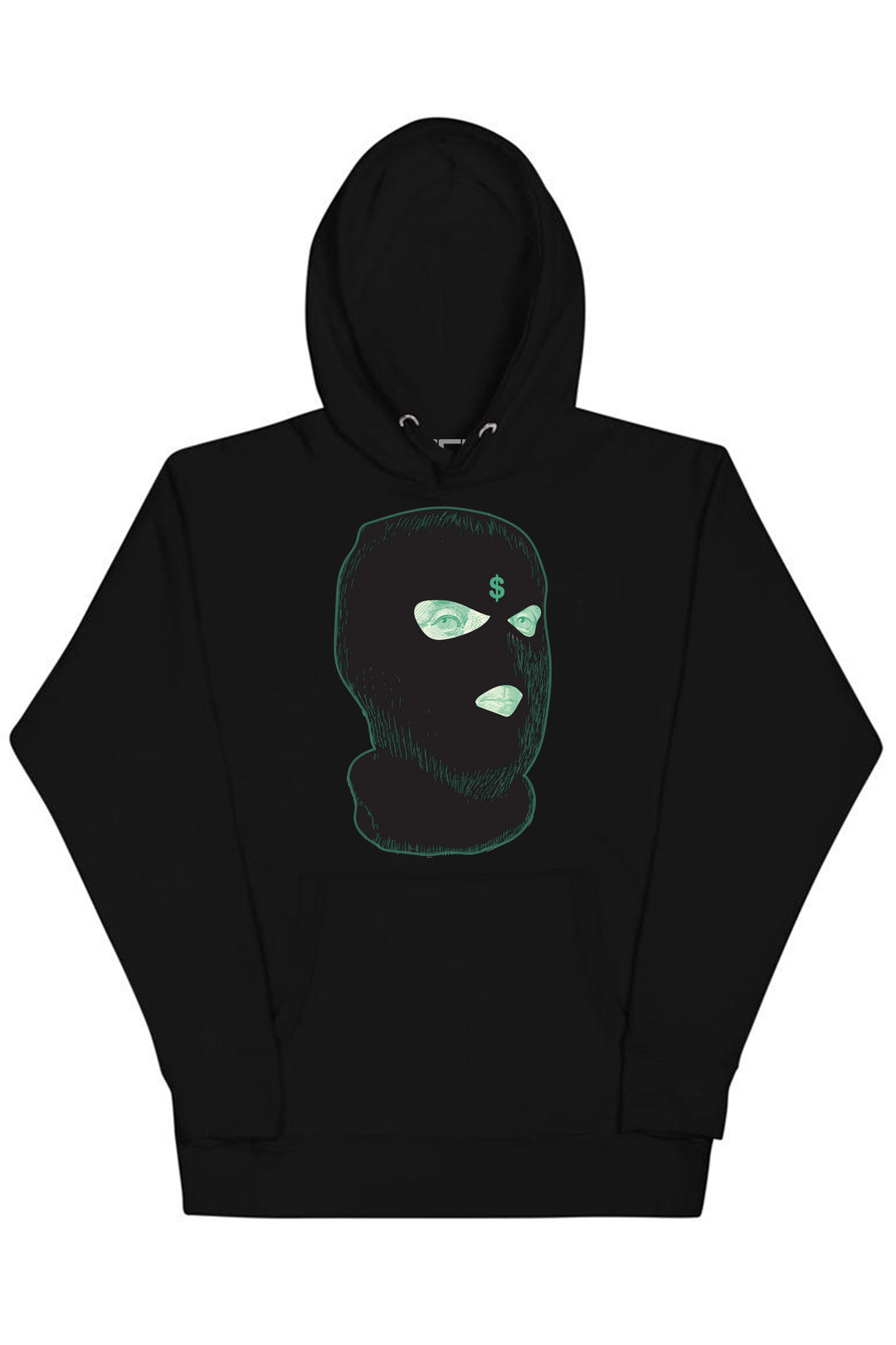 Ski Mask Money Hoodie (Black Logo) - Zamage
