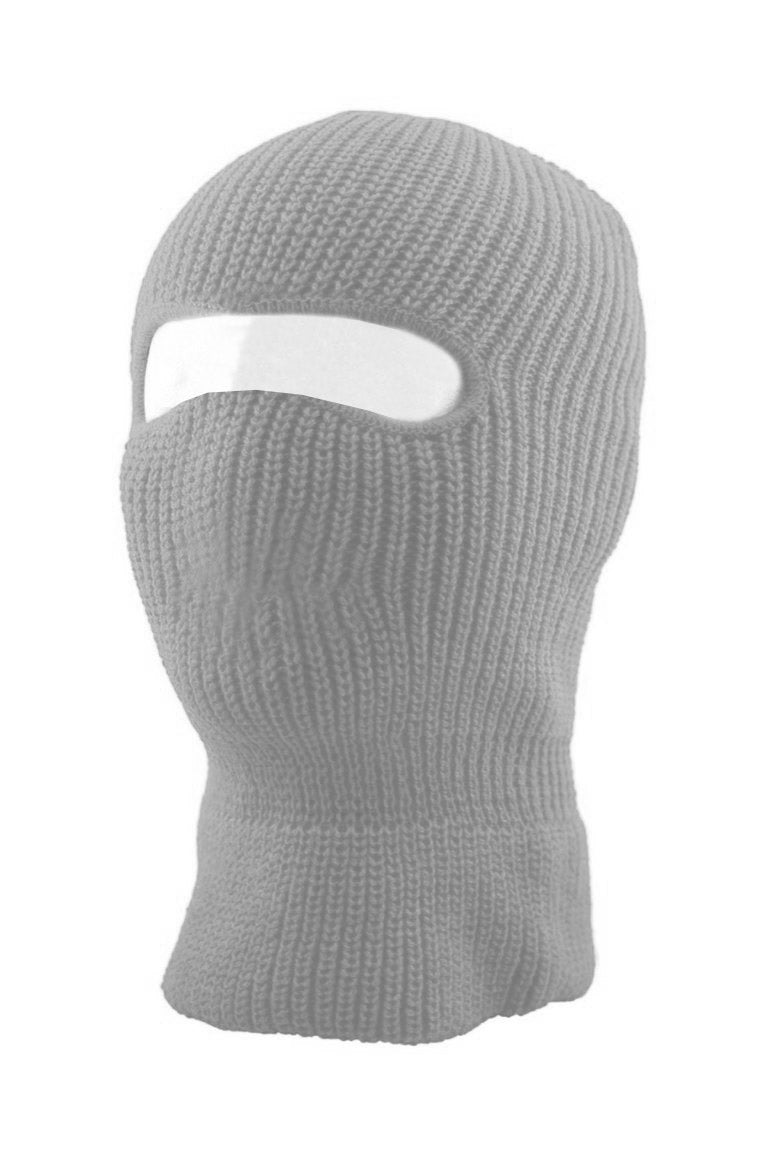 Slotted Balaclava Face Mask (Grey) - Zamage