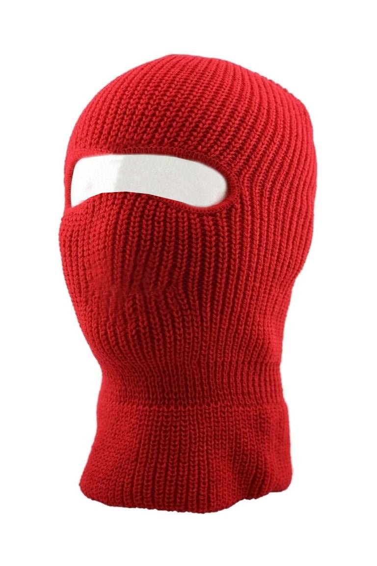 Slotted Balaclava Face Mask (Red) - Zamage