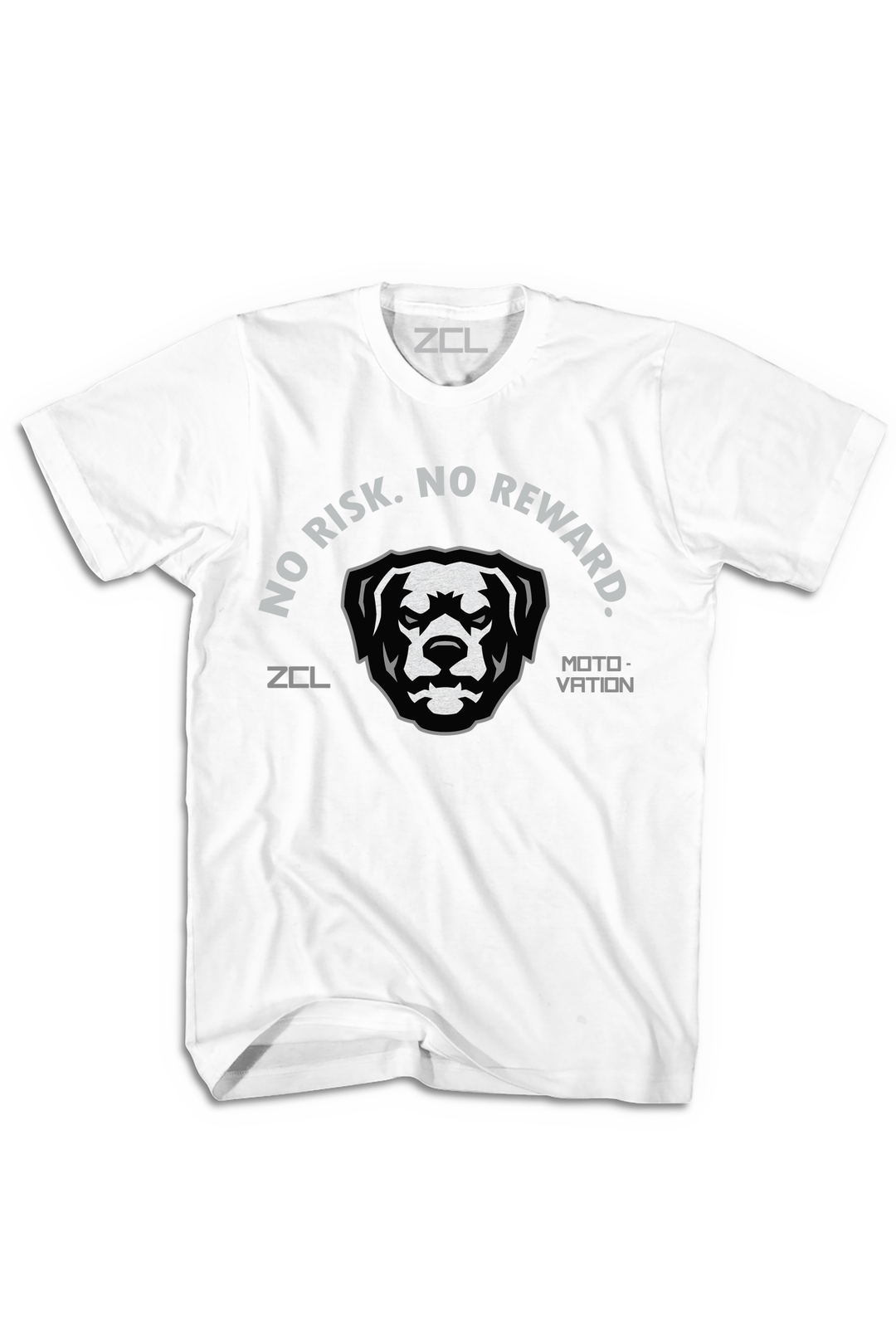 Solid Hookup "No Risk No Reward" Tee Heather (Grey) - Zamage