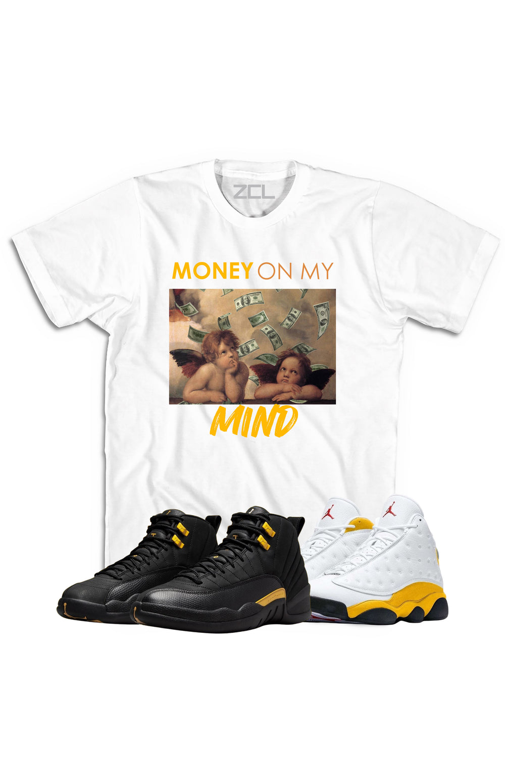 Air Jordan "Money On My Mind" Tee Black Taxi / Del Sol - Zamage
