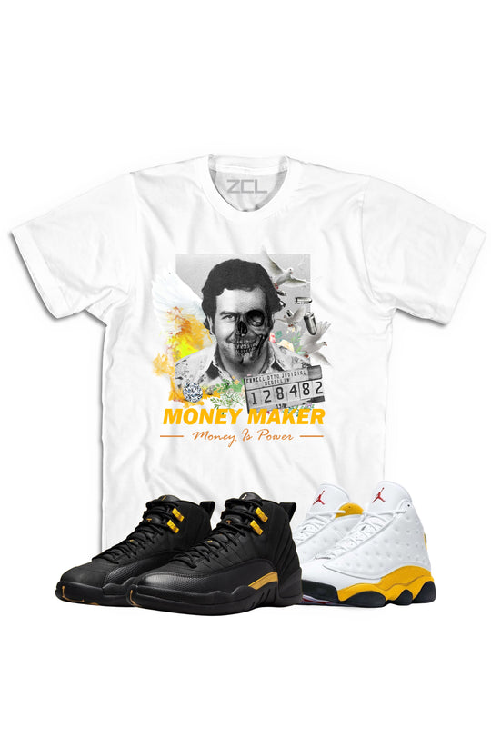 Air Jordan "Money Maker" Tee Black Taxi / Del Sol - Zamage