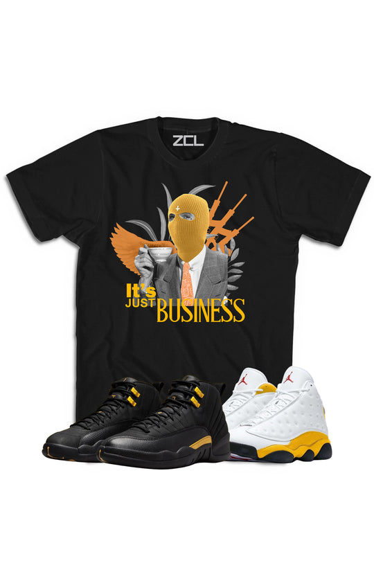 Air Jordan "It's Just Business" Tee Black Taxi / Del Sol - Zamage