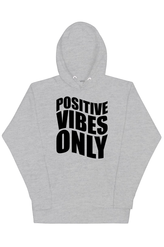 Positive Vibes Only Hoodie (Black Logo) - Zamage