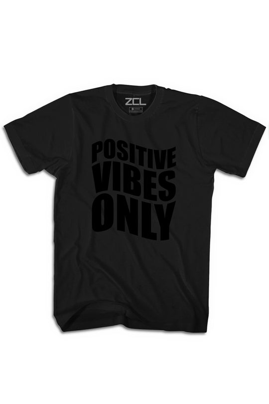 Positive Vibes Only Tee (Black Logo) - Zamage