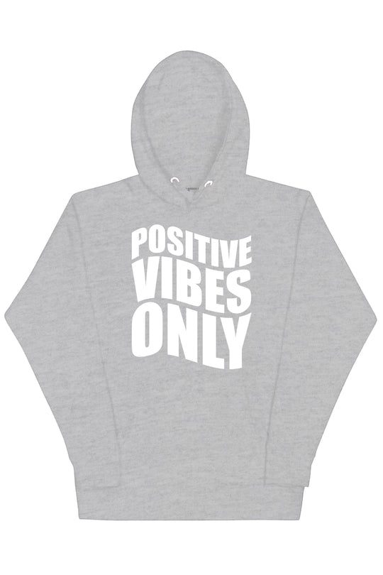 Positive Vibes Only Hoodie (White Logo) - Zamage