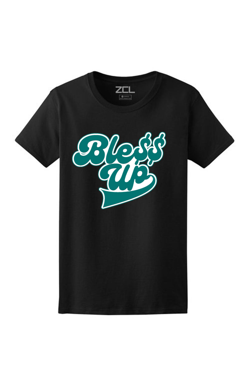 Women's Bless Up Tee (White Logo) - Zamage