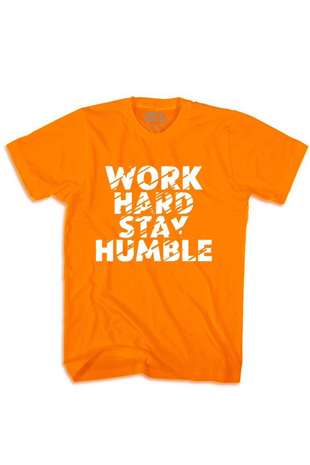 Work Hard Stay Humble Tee (White Logo) - Zamage
