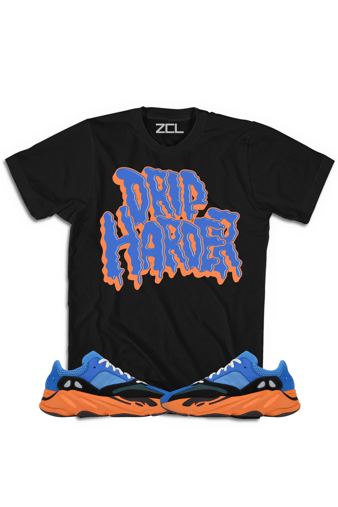 Yeezy Boost 700 "Drip Harder" Tee (Bright Blue) - Zamage