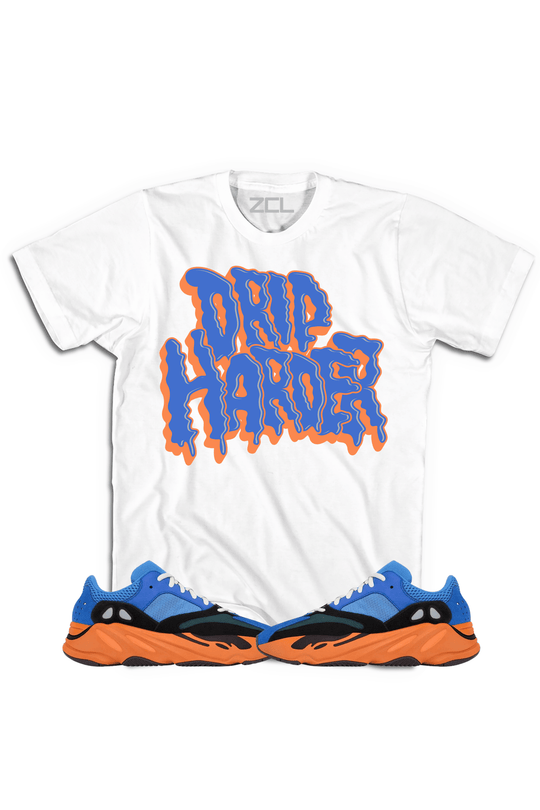 Yeezy Boost 700 "Drip Harder" Tee (Bright Blue) - Zamage