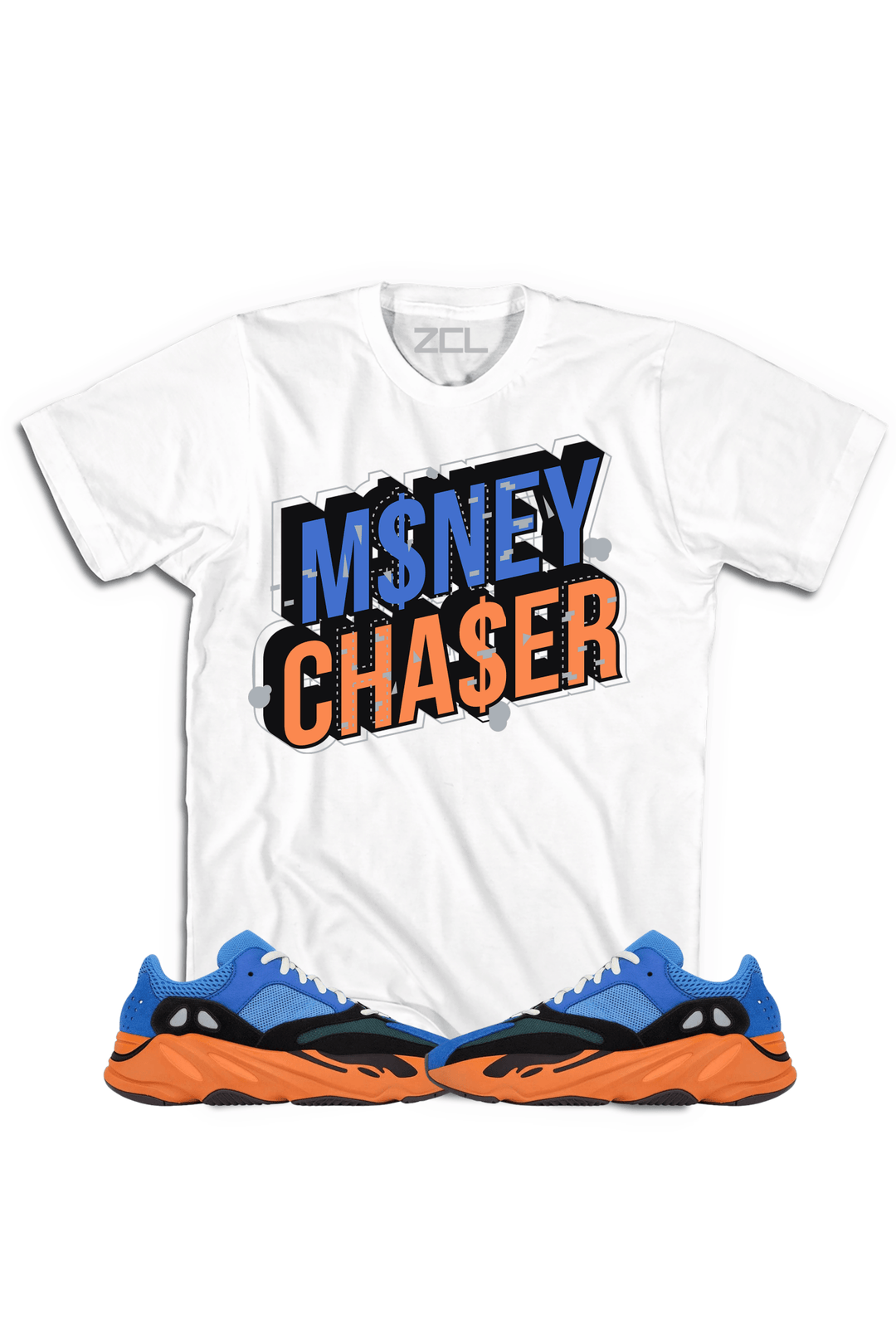 Yeezy Boost 700 "Money Chaser" Tee (Bright Blue) - Zamage