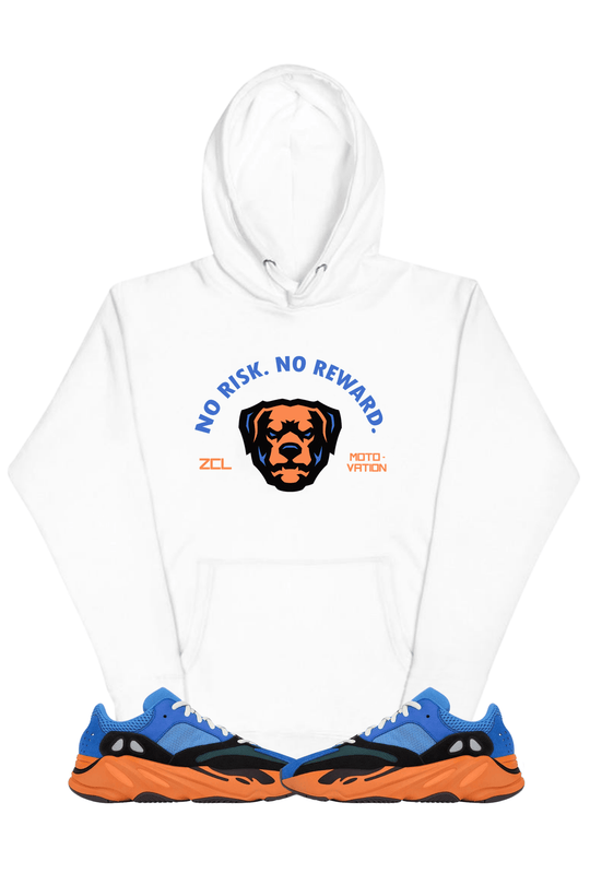 Yeezy Boost 700 "No Risk No Reward" Hoodie (Bright Blue) - Zamage