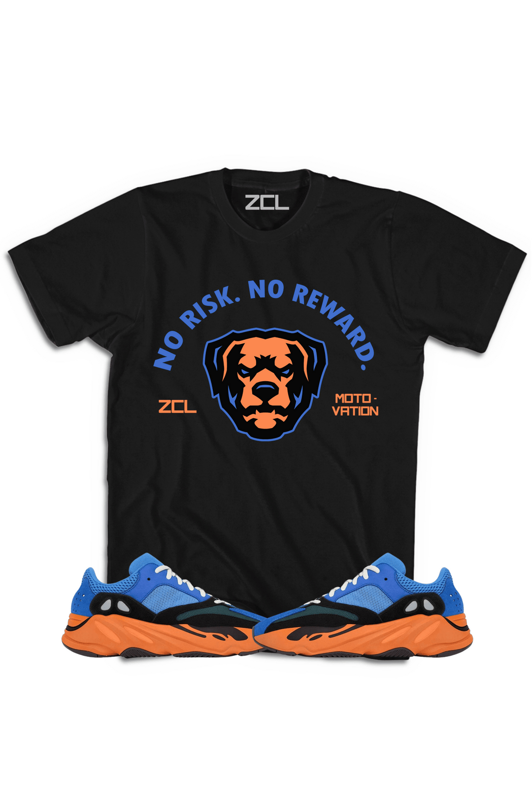 Yeezy Boost 700 "No Risk No Reward" Tee (Bright Blue) - Zamage
